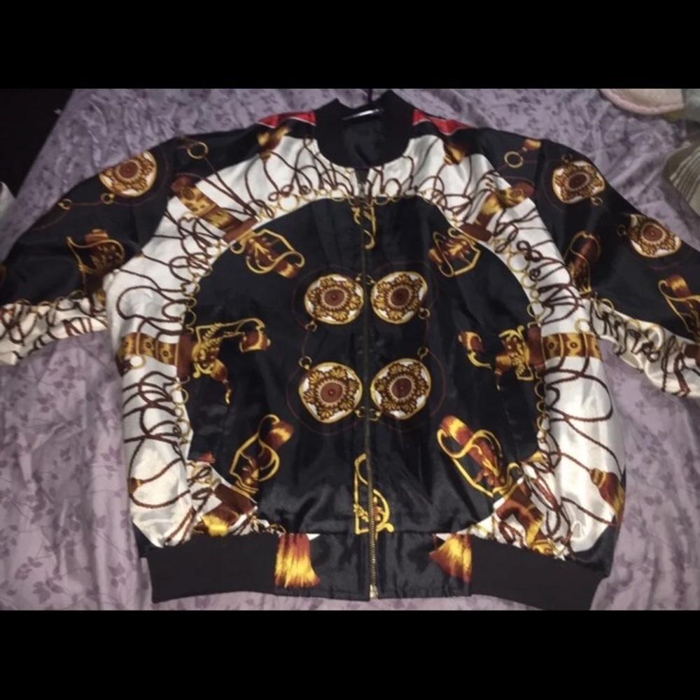 Unique vintage reversible windbreaker